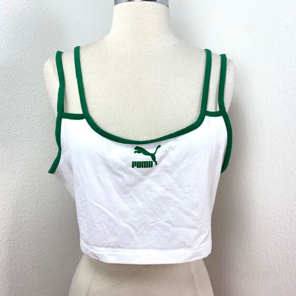 Lot Five XLarge Bras One Puma Tank Top Red Pink Yellow Lavender Auden White H&M - Picture 12 of 13